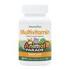 Natures Plus Animal Parade Children'S Chewable Multivitamin - Orange Flavor - 90 Animal-Shaped Tablets - Promotes Health & Well-