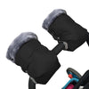 Baby Stroller Gloves, Extra Thick Stroller Hand Muff Winter Waterproof Stroller Mittens Universal Anti-Freeze Gloves For Parents