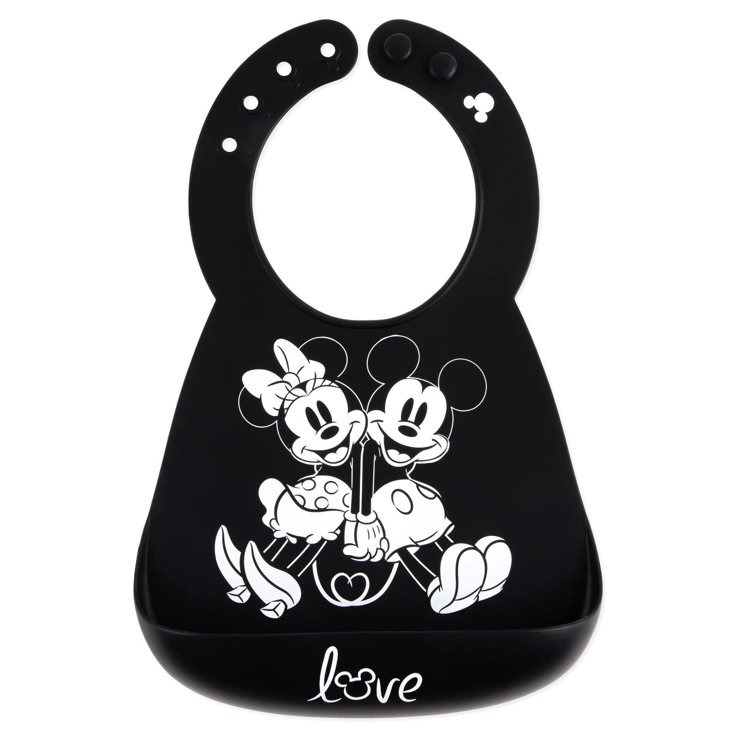 Bumkins Bibs, Silicone Pocket for Babies, Baby Bib for Girl or Boy, for 6-24 Months Up to Toddler, Essential Must Have for Eatin