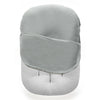 Mozah Newborn Lounger Cover - Soft Cotton Slipcover Fitting Most Infant Loungers And Baby Nest Loungers (Belgian Grey)