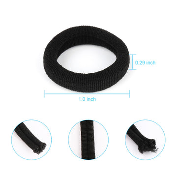 Baoli 200Pcs Cotton Toddler Hair Ties For Girls And Kids, Seamless Baby Hair Bands And Ties, Small Elastics Ponytail Holders,1 I