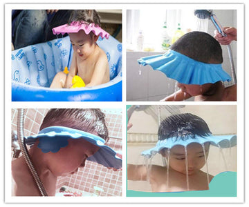 Baby Safe Shampoo Shower Bathing Wash Hair Shield Hat Protection Soft Cap Adjustable Visor Keep The Water Out Of Their Eyes & Fa