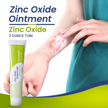 Nivagen Zinc Oxide Ointment Usp 20% | For Diaper Rash, Chafed Skin, Protects From Wetness, Relief From Poison Ivy, Poison Oak, &