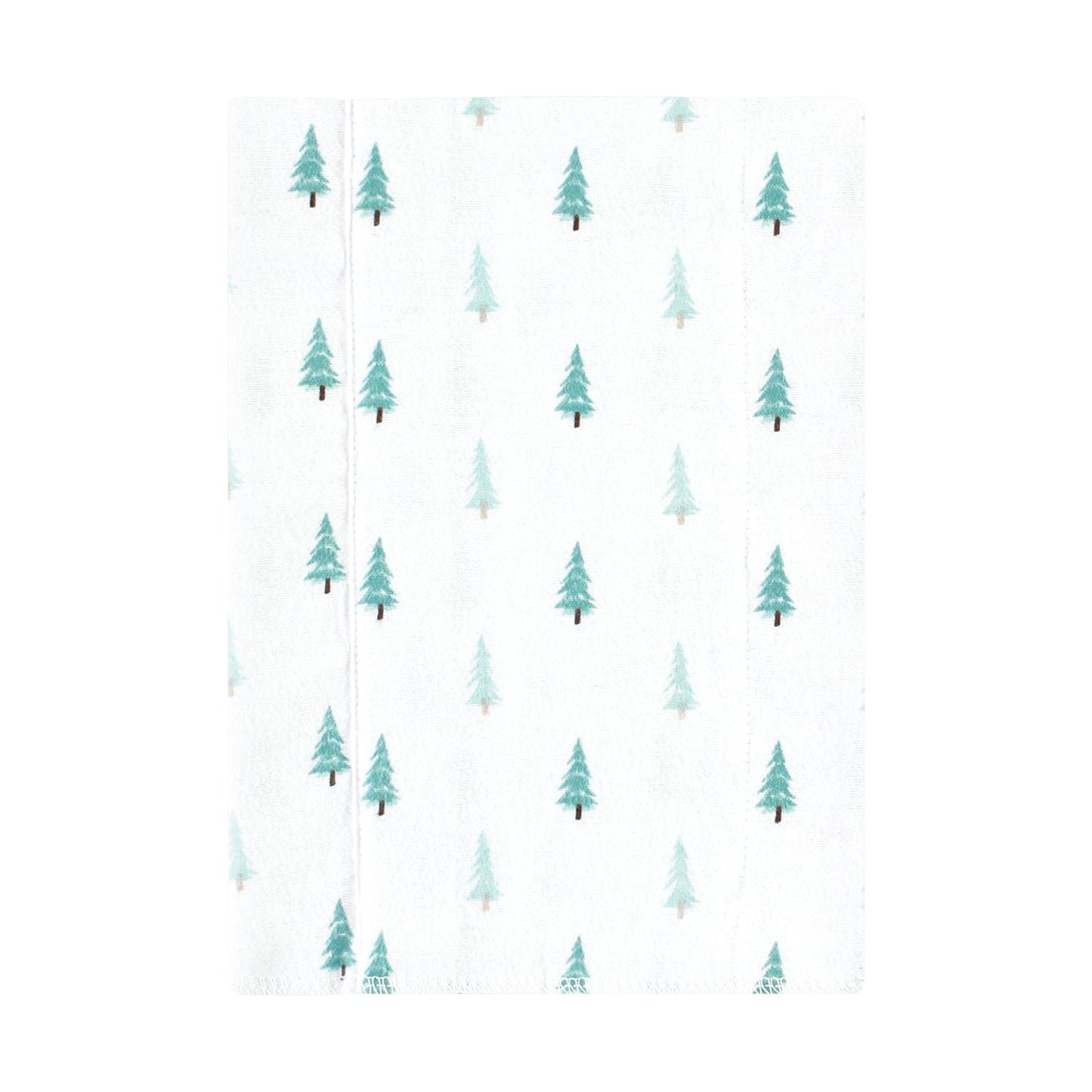 Hudson Baby Unisex Baby Cotton Flannel Burp Cloths, Neutral Woodland Pals 7-Pack, One Size