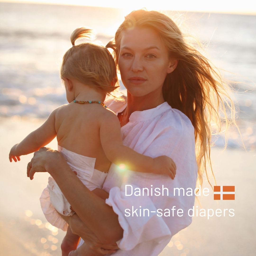 Joonya Baby Diapers, Size 4 L (15-31 Lb) - 6 Bags Of 25 (150) - New Range - Nontoxic, Eco-Friendly, Ultra Slim, Overnight Use -