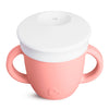 Munchkin Cest Silicone! Training Sippy Cup With Lid For Babies And Toddlers, 6 Oz, Coral