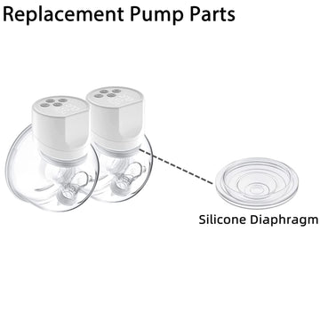 Mompmuir Silicone Diaphragm Compatible With Momcozy/Tsrete/Hauture/Padram/Loveoflive/Omfmf, Use With Wearable S9 Pro/S10/S12 Par