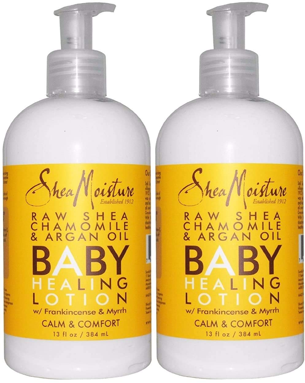 Shea Moisture Raw Shea Chamomile & Argan Oil Baby Lotion 13 Oz (Pack Of 2)