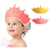 Funupup Kids Shower Cap, 2 Pack Adjustable Toddler Hair Washing Bathing Cap Shield Visor Shampoo Cap Protect Baby Eyes (Crown, P
