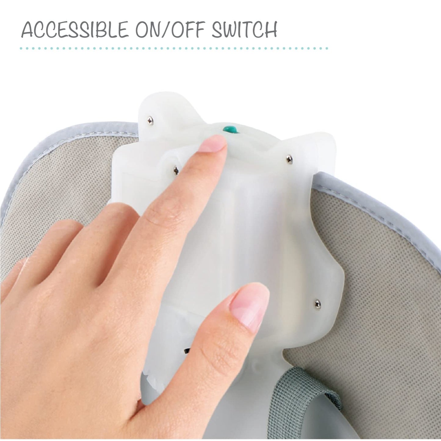 The Peanutshell Musical Baby Car Seat Mirror, Woodland Animals With Lights