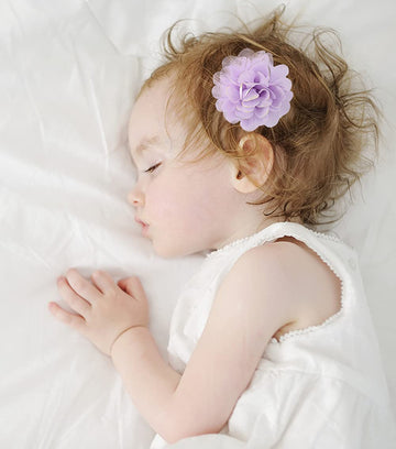 Cinaci 24 Pack/12 Pairs Solid 2.8' Chiffon Flower Fully Lined Alligator Hair Clips Duckbill Barrettes Accessories For Baby Girl