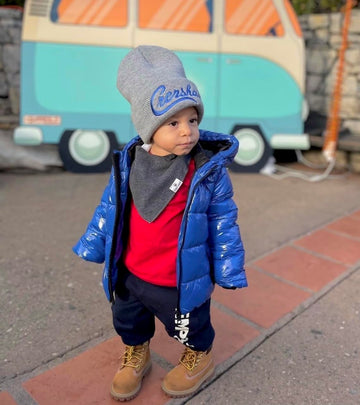 Diapersquad'S 5-Pack Baby Bibs For Drooling And Teething, Bibs For Boys, Baby Girl - Solid Cotton Baby Drool Bibs (Speckled Grey