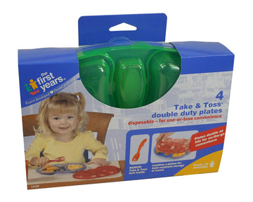 4 Take & Toss Double Duty Plates