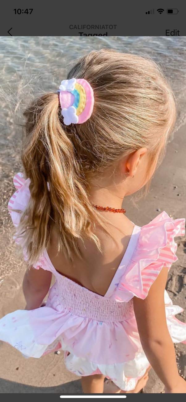 Girl'S Felt Hair Snaps, Set Of 4,Non-Slip (Whimsy Snap)