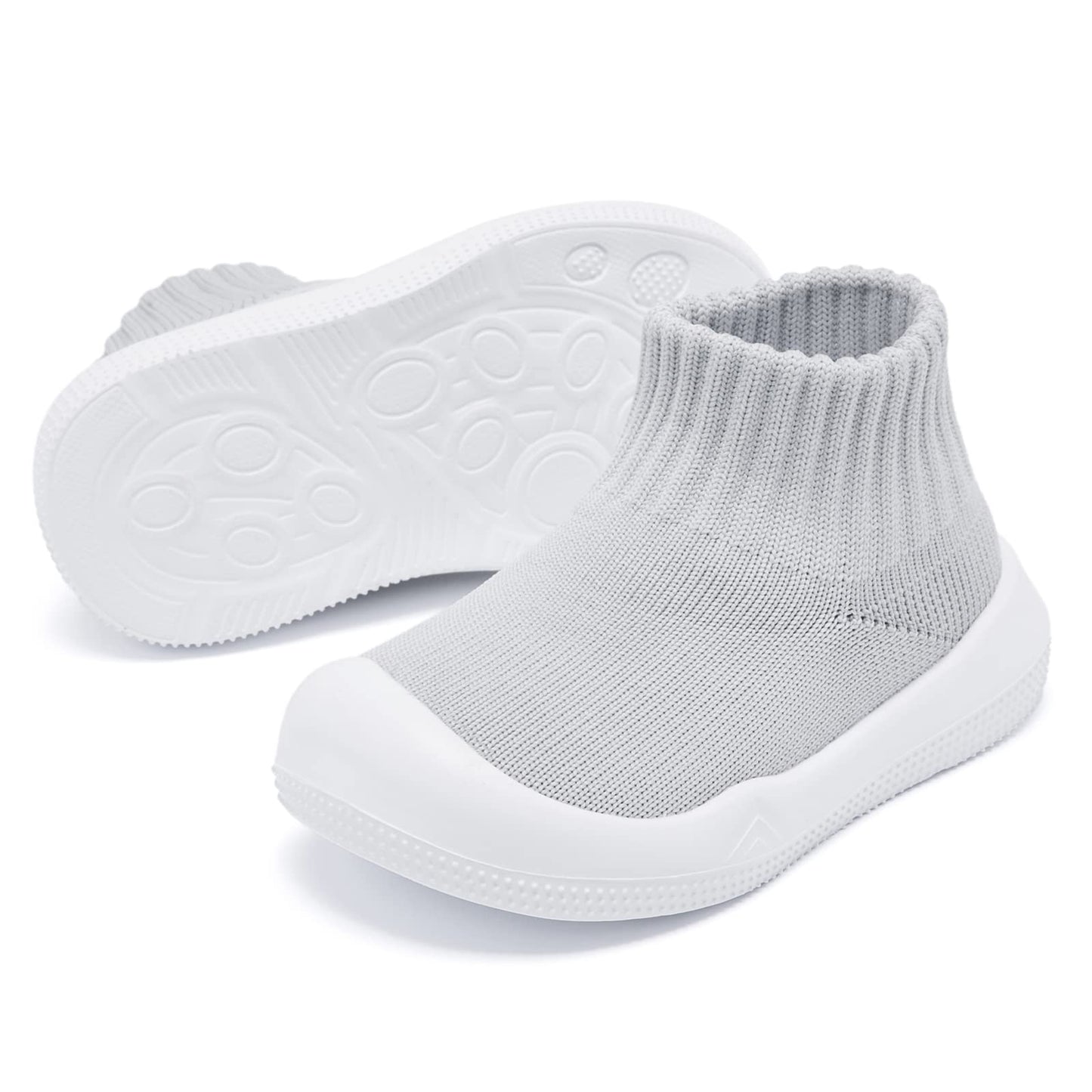 Baby Shoes Girls Boys Non Slip Baby Sock Shoes With Soft Rubber Sole Infant First Walking Sneaker Toddler Slipper Lightweight 18