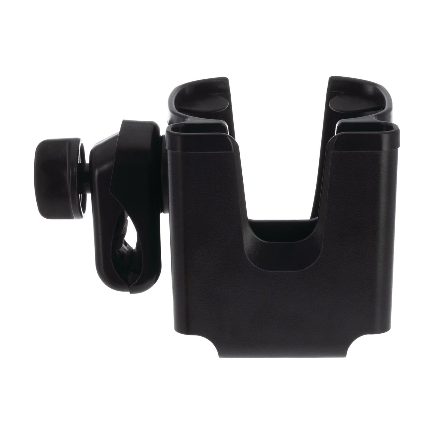 Nuby Cup & Phone Holder - 360 Rotating Clip, Securely Holds Baby Bottles, Cups & Water Bottles - Easy Access Hydration & Phone S