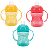 Nuby 3 Pack Two Handle No Spill Toddler Sippy Cups - Toddler Cups Spill Proof With Easy And Firm Grip - Bpa Free Toddlers Cups -
