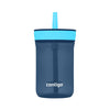 Contigo Kids Leighton Straw Tumbler With Spill-Proof Leak-Proof Lid, 14Oz, Blueberry/Blue Raspberry