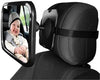 Dorart Rear Facing Baby View Mirror For Child Safety Car Seat - Crystal Clear Reflection Via Crash-Tested & Shatterproof Convex