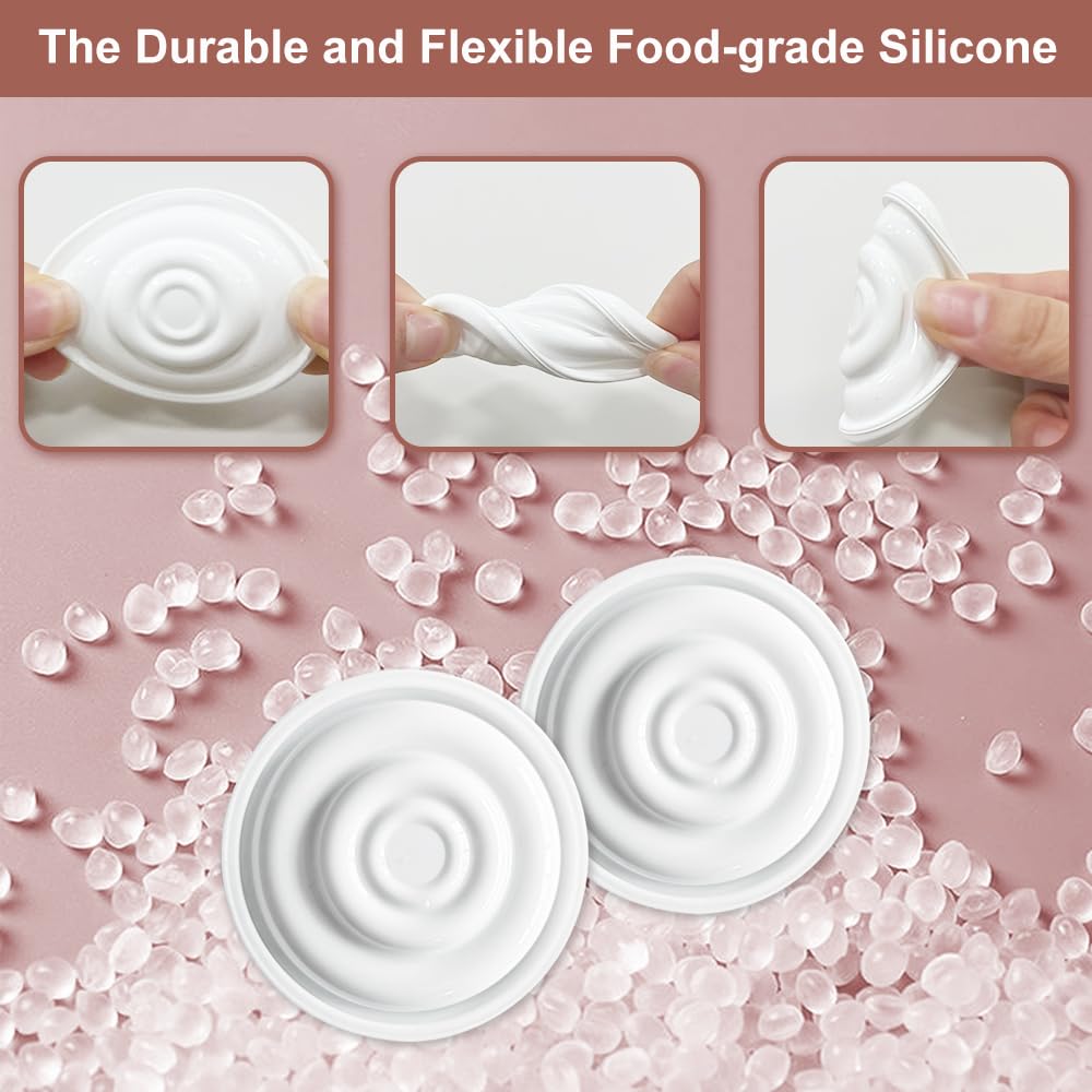 4Pcs Silicone Membrane Breast Pump Replacement Parts For Spectra S2, S1, 9 Plus, Synergy Gold,For Spectra Pump Accessories, Diap