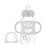 Dr. Brown'S Milestones Wide-Neck Sippy Bottle With 100% Silicone Handles,Easy-Grip Bottle With Soft Sippy Spout,9Oz/270Ml,Bpa Fr
