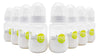 Avima 4 Oz Anti Colic Newborn Baby Bottles, Bpa Free, Standard Neck With Slow Flow Nipples (Set Of 8)