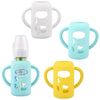 3 Pack Baby Bottle Handles, Silicone Sleeves For Dr Brown'S Glass Baby Bottles, Anti Breakage Baby Bottle Holder, Compatible Dr.