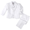 Spring Notion Baby Boys' Classic Fit Formal White Dress Suit Set 2T