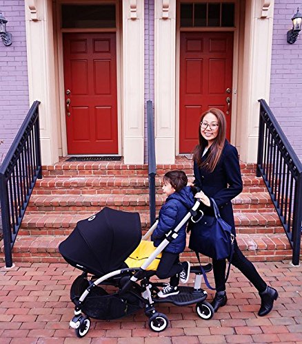 Bugaboo 2017 Comfort Wheeled Board - Stroller Ride On Board With Detachable Seat, Holds Children Up To 44Lbs, 1 Count (Pack Of 1