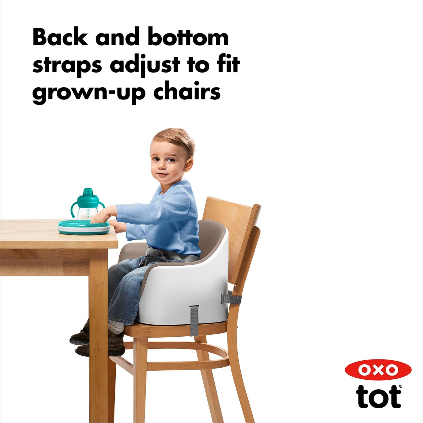 Oxo Tot Nest Booster Seat With Removable Cushion, Taupe
