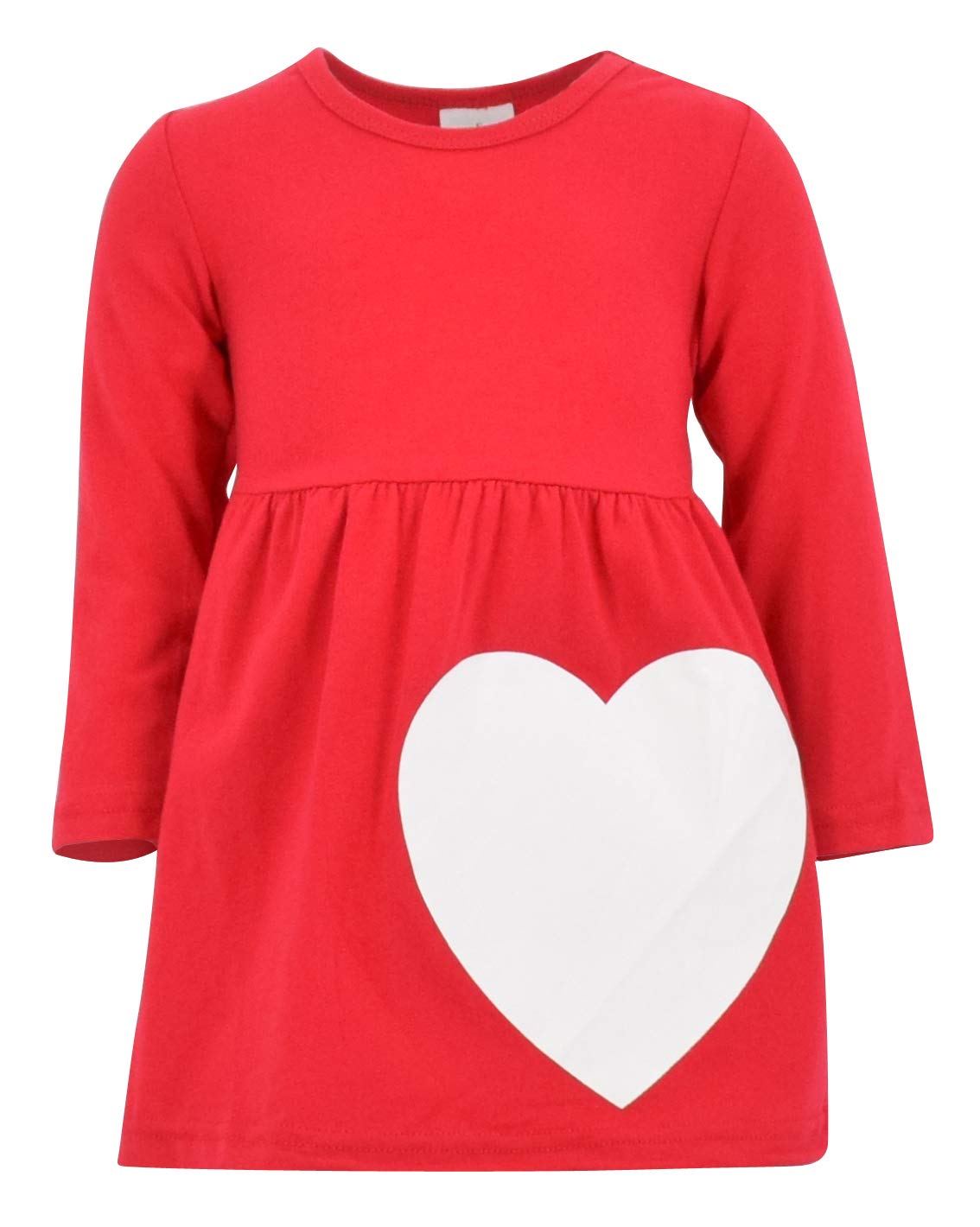 Unique Baby Girls Valentines Day Toddler Double Hearts Legging Set Outfit (10 Years, Red)