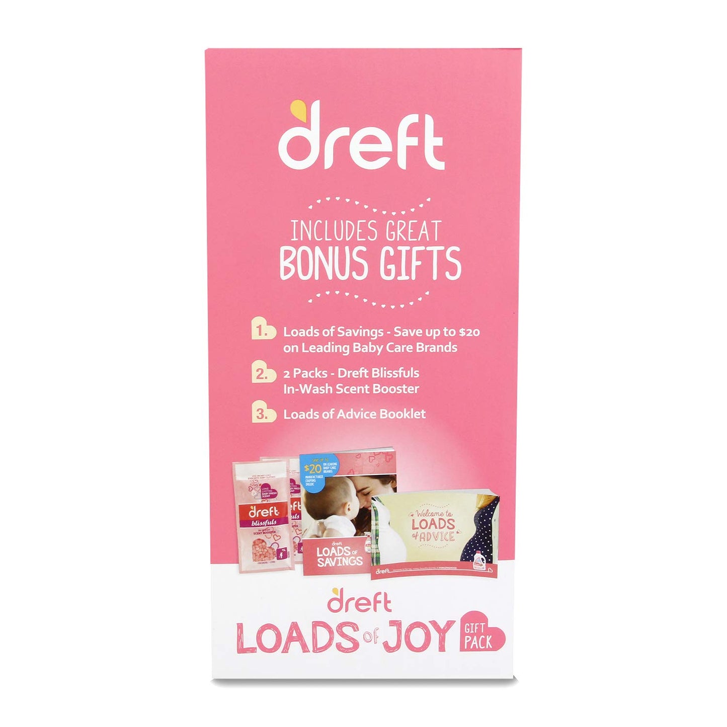 Baby Gifts Set By Dreft, Baby And Mom Gift Set With Liquid Laundry Detergent, Laundry Stain Remover, Stain Remover Pen & All Pur