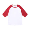 Toddler Baby Girls Boys 3/4 Sleeve Shirts Raglan Shirt Baseball Tee Cotton T-Shirt (Red, 3 Years)