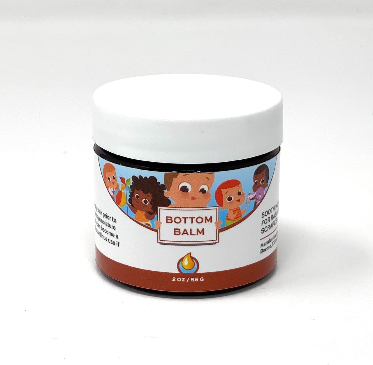 Punkin Butt Baby Bottom Balm | Natural Relief For Rashes, Cuts Or Skin Irritation | 2 Oz