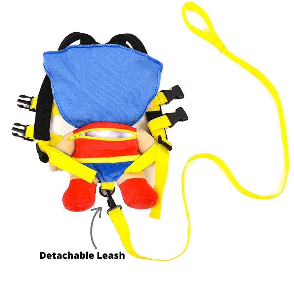 Kidsembrace Wonder Woman 2-In-1 Child Safety Harness And Travel Buddy
