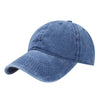 Kids Solid Cotton Baseball-Hat - Baby-Boys Washed Cotton Baseball Hats Toddler Infant Baseball-Cap For 2-7 Years (Navy, 2-7Years