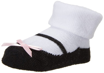 Hudson Baby Girls Socks Giftset Headband, Toile, One Size Us