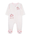Little Me Clothes for Baby Girls' Lovely Pups Footie, Sleeper, Pajamas, Pink, 9 Months