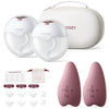 Momcozy M5 Breast Pump & A1 Lactation Massager Combo -Wearable Breast Pump with Double-Sealed Flange (3 Modes/9 Levels) + 2-in-1