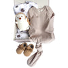 Moya Baby Gift Box - Newborn Keepsake Box For Boy And Girl, Baby Clothes, Knotted Gown And Swaddle Blanket, Baby Shower Gifts Se