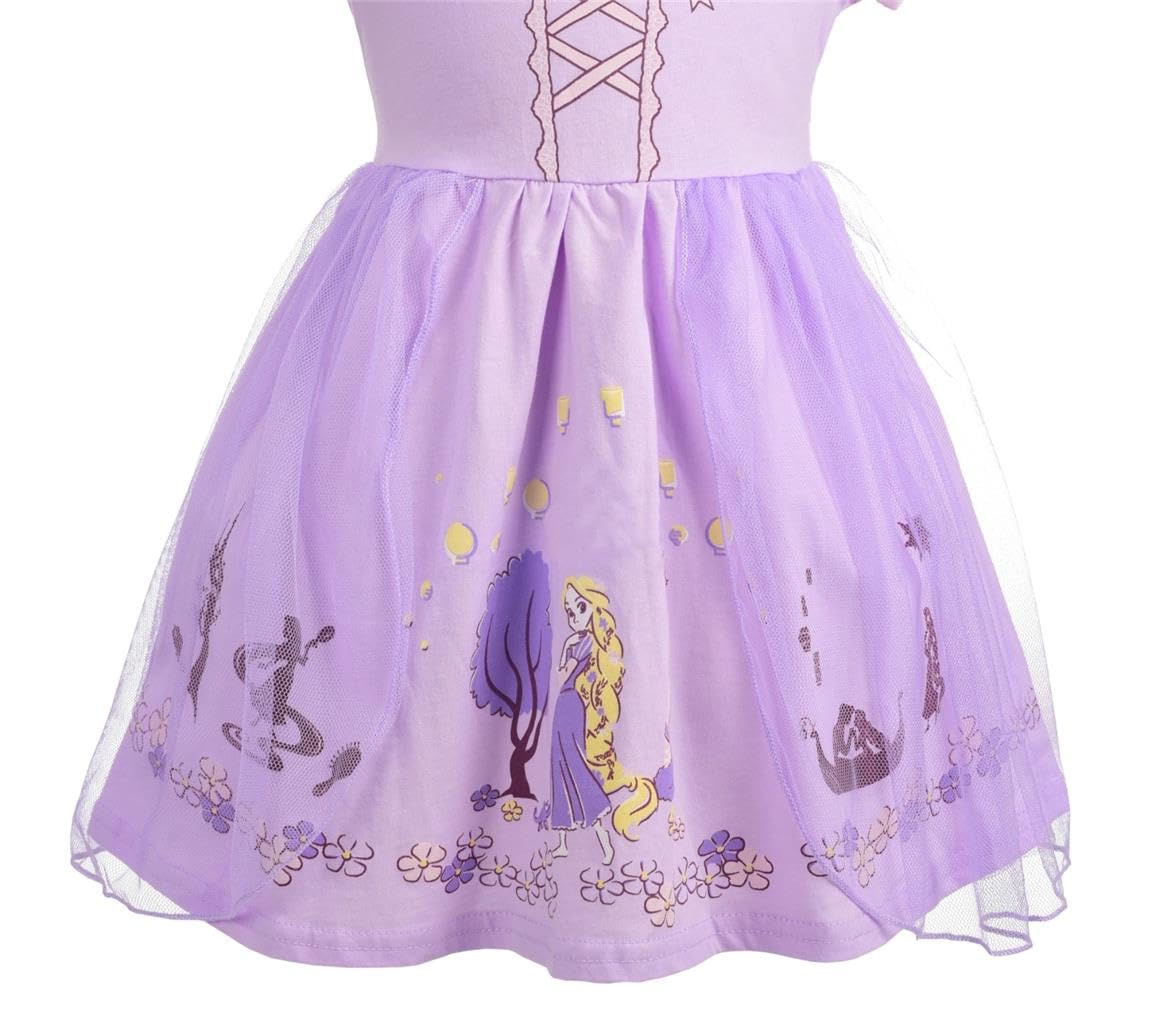 Dressy Daisy Princess Dress Up Clothes Halloween Fancy Party Tulle Skirt Summer Outfit For Baby Girls Size 6-12 Months, Style 17