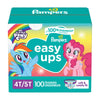 Pampers Training Pants - Easy Ups Girls & Boys - Size 4T-5T, 100 Count, My Little Pony Potty Underwear (Packaging May Vary)