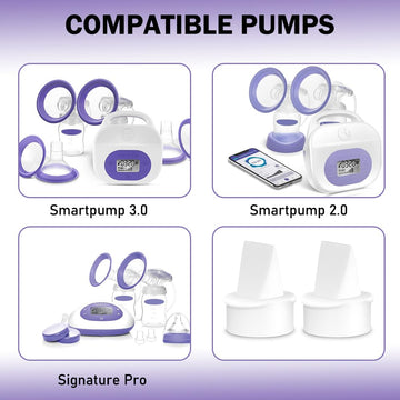 8Pcs Duckbill Valves Compatible With Lansinoh Signature Pro/Smartpump 3.0/Smartpump 2.0, For Lansinoh Breast Pumps Replacement D