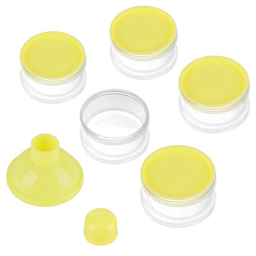Accmor Formula Dispenser On The Go, 5 Compartments Stackable Formula Container For Travel, Baby Milk Powder Kids Snack Container
