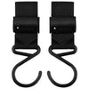 Boutique Buggy Hooks Set Of 2 By Buggygear - A Perfect Accessory For Your Baby Stroller Or Jogger - Hang Your Purse, Diaper Bag,