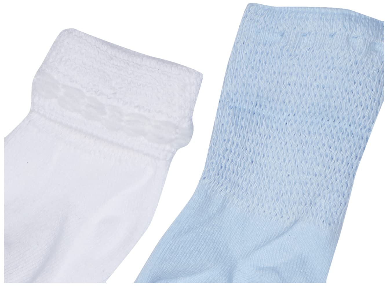 Jefferies Socks Baby Newborn Bubble Stitch Rock-A-Bye Bootie 6 Pair Pack Socks, Blue/White, Newborn