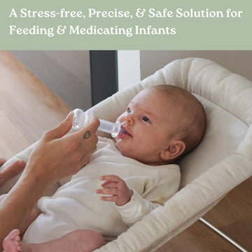 Haakaa Squeeziedose Silicone Liquid Dispenser (8Ml) - Multi-Purpose Baby Feeding Syringe/Liquid Medicine Dispenser - Accurate Do