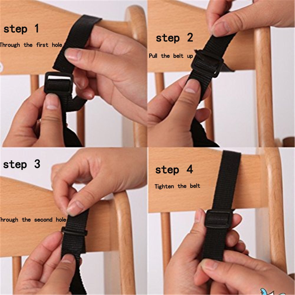 High Chair Straps, 5 Point Harness, Harness For High Chair, High Chair Harness,Universal Baby Safe Belt Holder Replacement For W