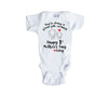 You'Re Doing A Great Job Mommy Happy First Mother'S Day Best Mom Bodysuit Personalized Elephant Shirt