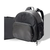 Small Diaper Backpack with 180 Opening, Small Diaper Backpack Bag with 23*14Changing Pad, 2*Insulated Pockets, Stroller Straps,
